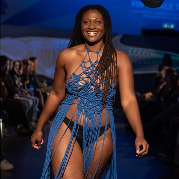 Handmade Macramé Rope Dress GoodVibeGoda Original Design - Picture 5 of 17